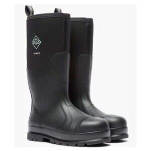 NEW Men's Muck Chore Steel Toe Work Boots CHS-000A Black Size 10